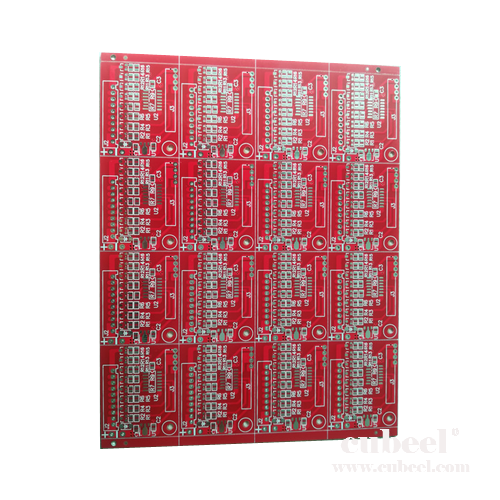 Double sided board with Red Solder mask