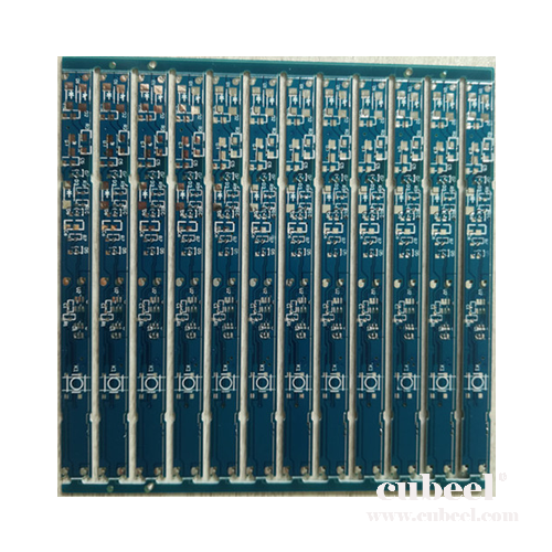 2 Layer PCB board with Blue solder mask